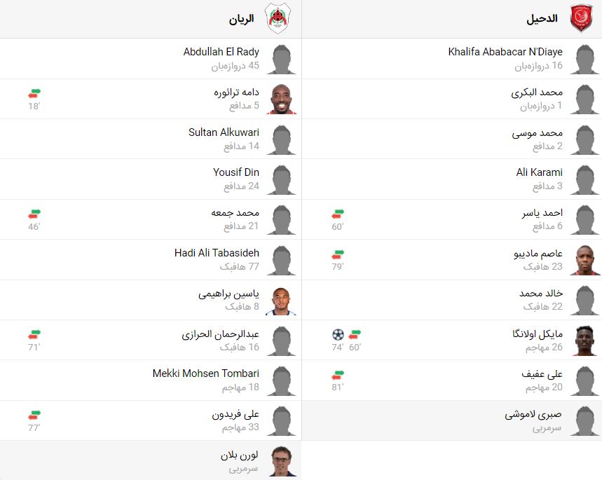 پخش زنده بازی الدحیل قطر الریان قطر